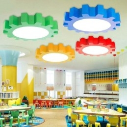 Luminária de teto de desenho animado moderna embutida