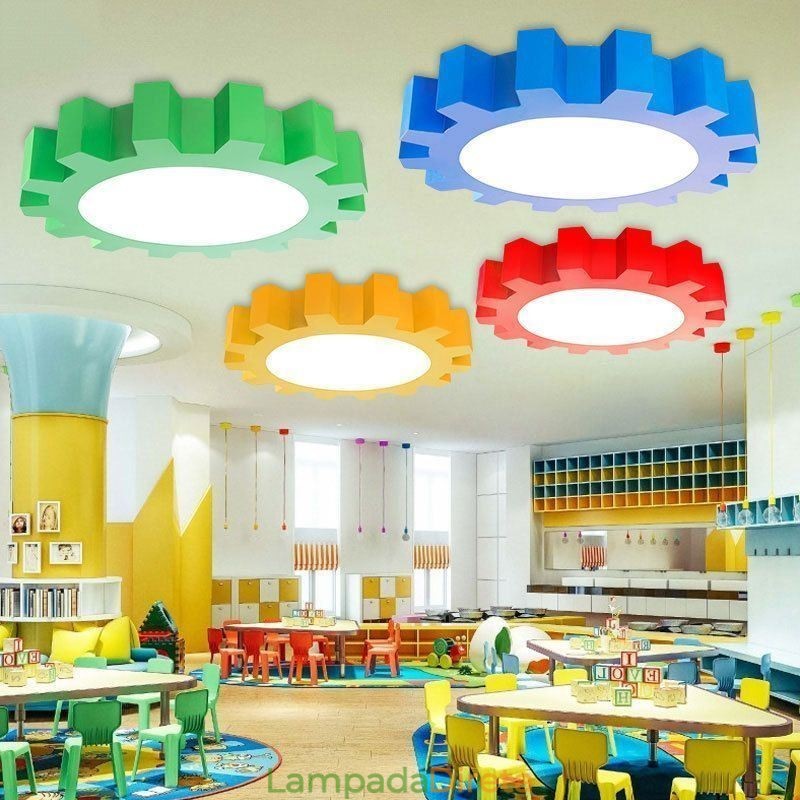 Luminária de teto de desenho animado moderna embutida