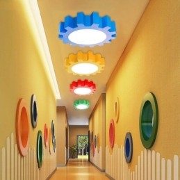 Luminária de teto de desenho animado moderna embutida