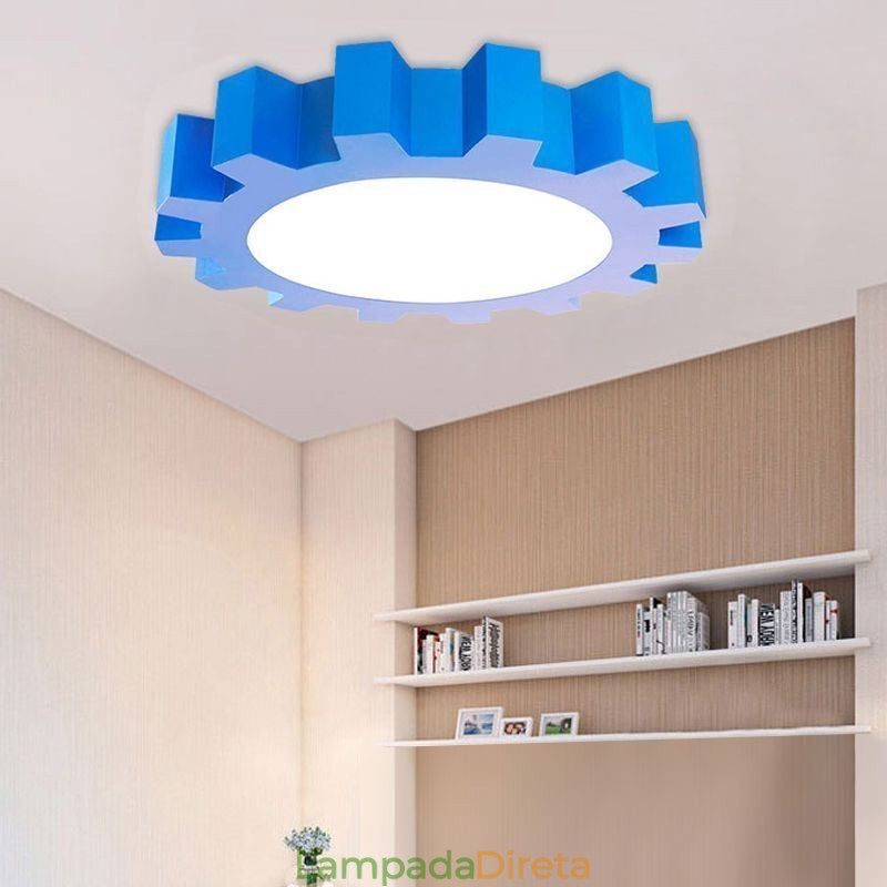 Luminária de teto de desenho animado moderna embutida