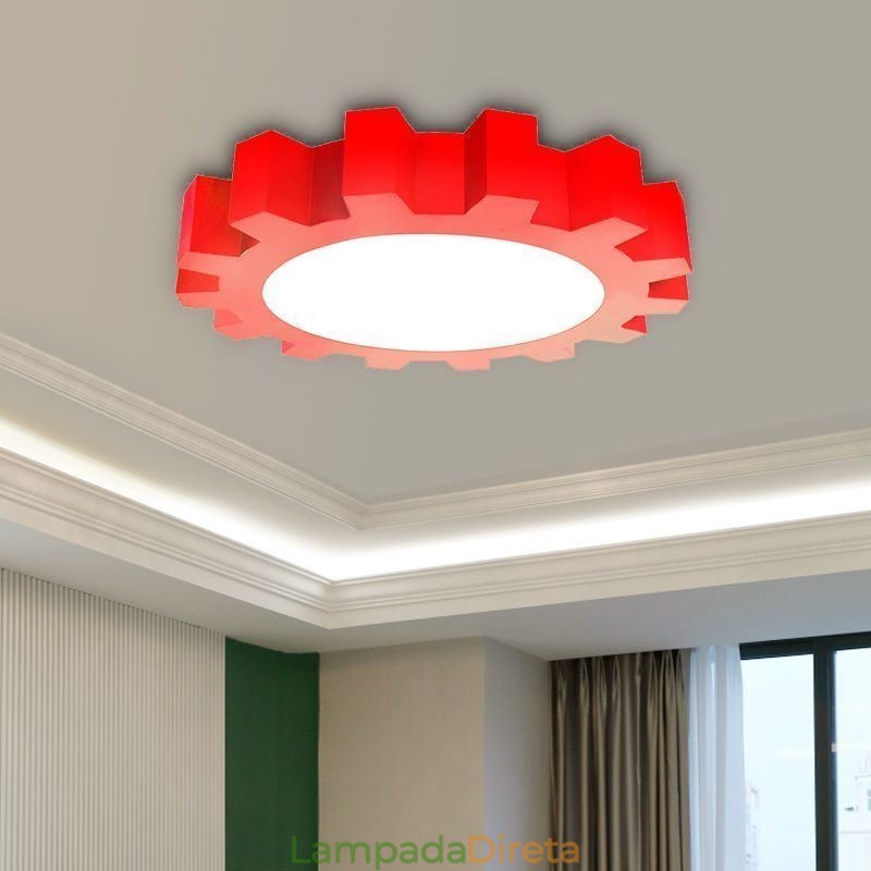 Luminária de teto de desenho animado moderna embutida