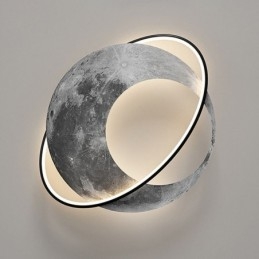 Luminária de teto embutida, luminária de teto em formato de lua