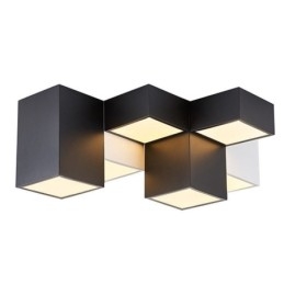 Luminária de teto moderna Cubo Mágico Iluminação de teto