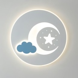 Luminária de teto Simplicity Moon & Star