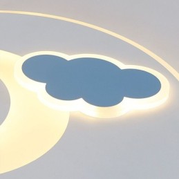 Luminária de teto Simplicity Moon & Star