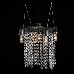 Lustre Mini Estilo Rústico Lodge Retro Metal