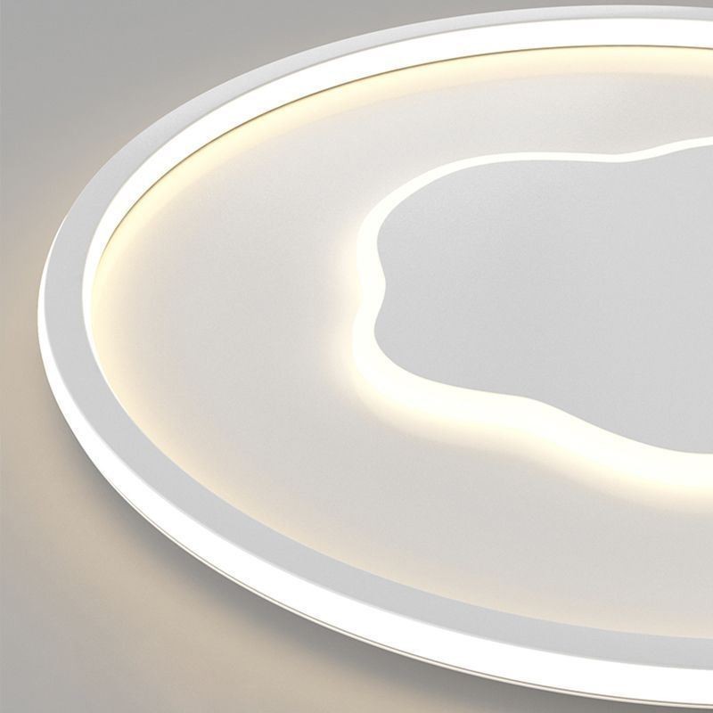 Luminária de teto moderna redonda em nuvem