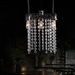 Lustre Mini Estilo Rústico Lodge Retro Metal