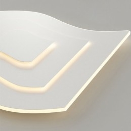 Luminária de teto moderna quadrada acrílica embutida