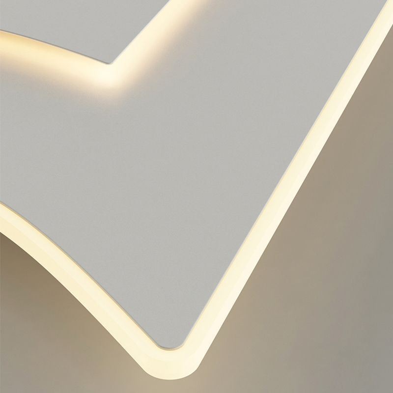 Luminária de teto moderna quadrada de acrílico