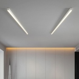 Luminária de teto moderna com tira longa, luminária de teto montada na superfície