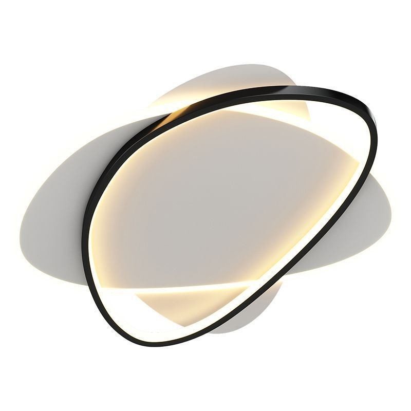 Luminária de teto oval moderna