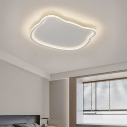 Luminária de teto moderna com cara de gato