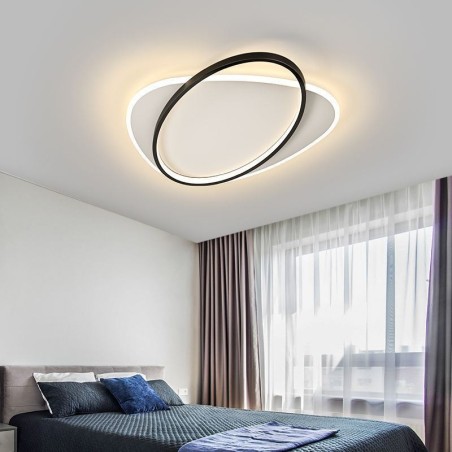 Luminária de teto moderna Luminária de teto oval Luminária de teto moderna Luminária de teto oval