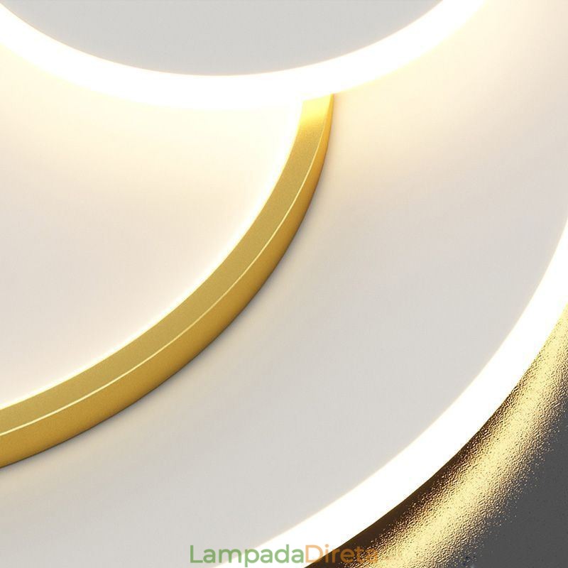 Luminária de teto moderna Luz de teto redonda