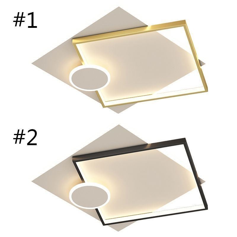 Luminária de teto moderna quadrada geométrica acrílica