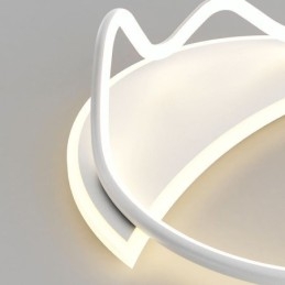 Luminária de teto moderna para decoração de casa em anel