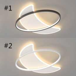 Decoração de teto moderno com luz de lua Lâmpada de teto