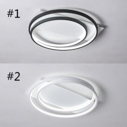 Luminária de teto moderna redonda embutida no teto