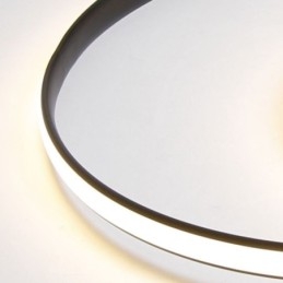 Luzes de teto modernas Lâmpadas redondas duplas