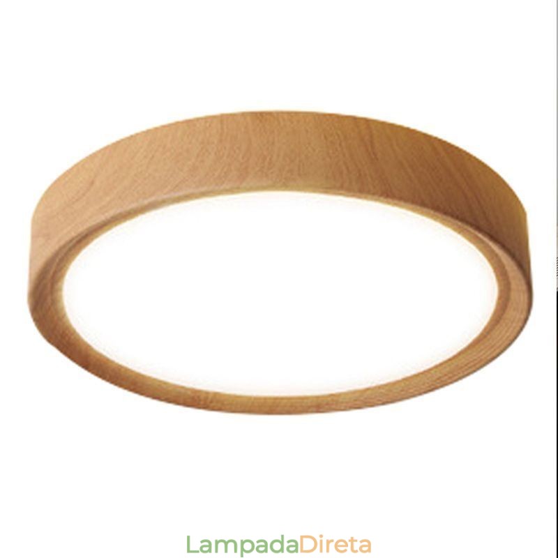 Luzes de teto de madeira Lâmpada de teto japonesa