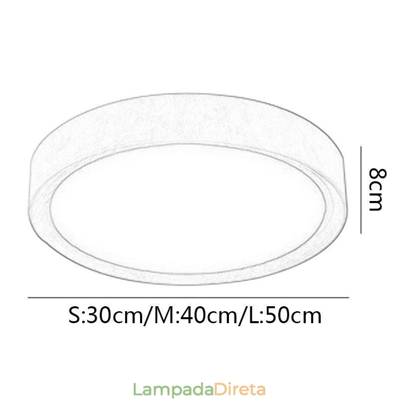 Luzes de teto de madeira Lâmpada de teto japonesa