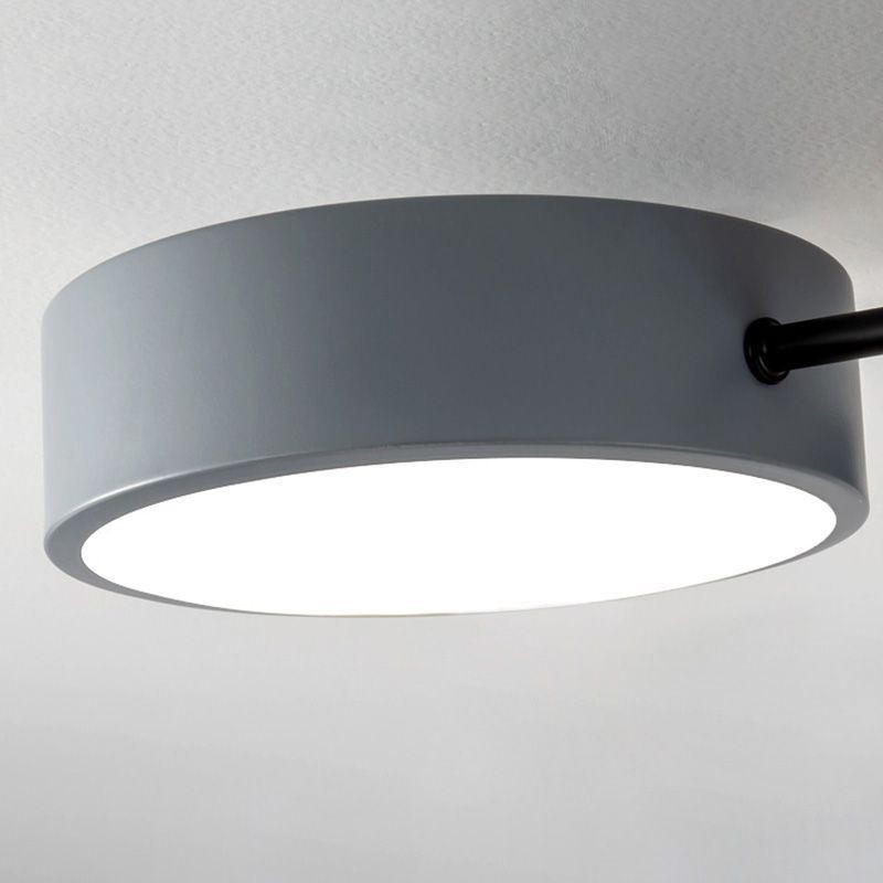 Luminária de teto acrílica moderna com formato molecular