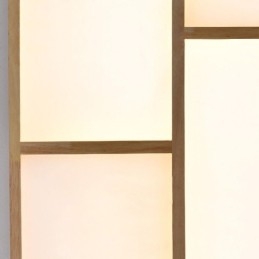 Luminária de teto moderna estilo minimalista de madeira embutida luminária de teto