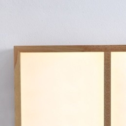 Luminária de teto moderna estilo minimalista de madeira embutida luminária de teto