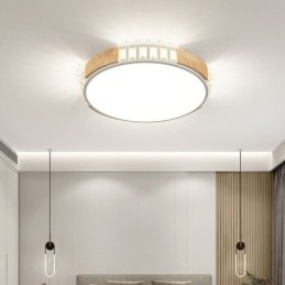 Luminária de teto japonesa minimalista embutida