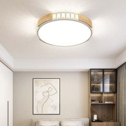 Luminária de teto japonesa minimalista embutida