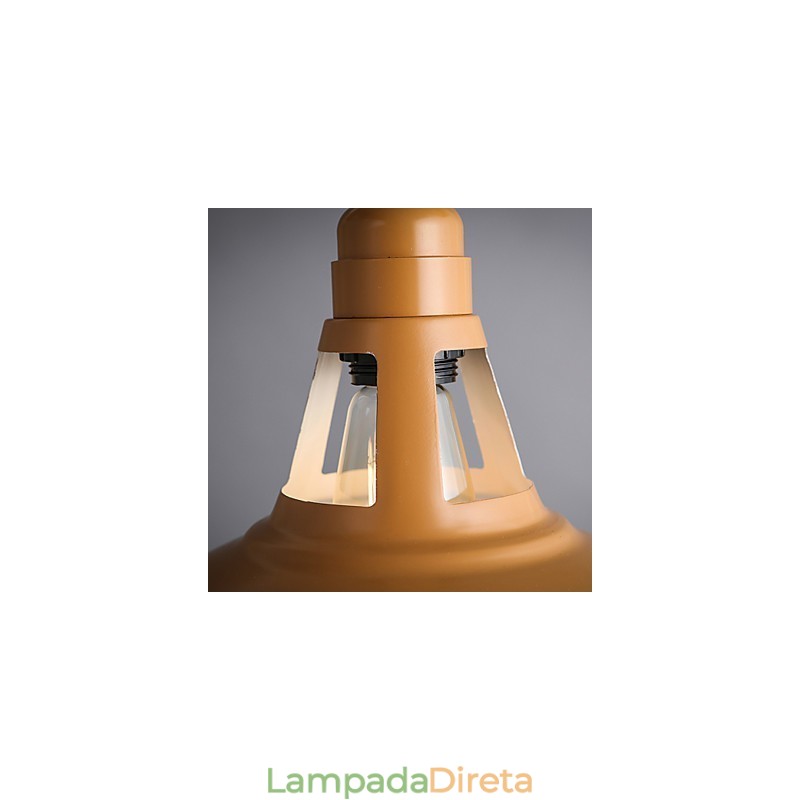 Lustre Mini Estilo Moderno Contemporâneo Metal
