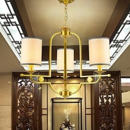 Lustre de Metal Contemporâneo Moderno