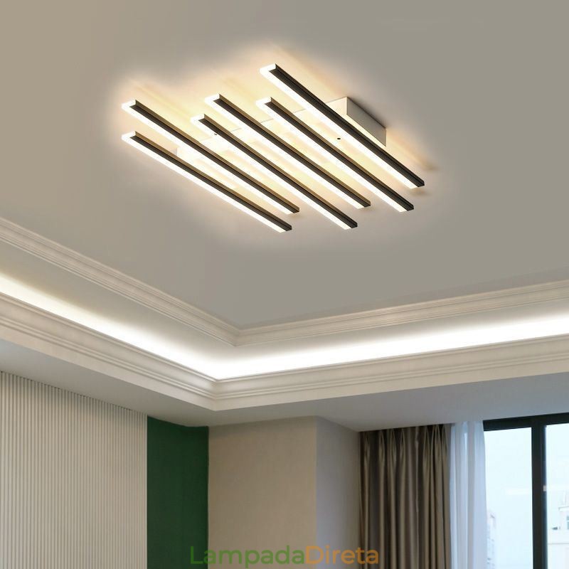 Luminária de teto estilo piano nórdico, luminária de teto para sala de jantar