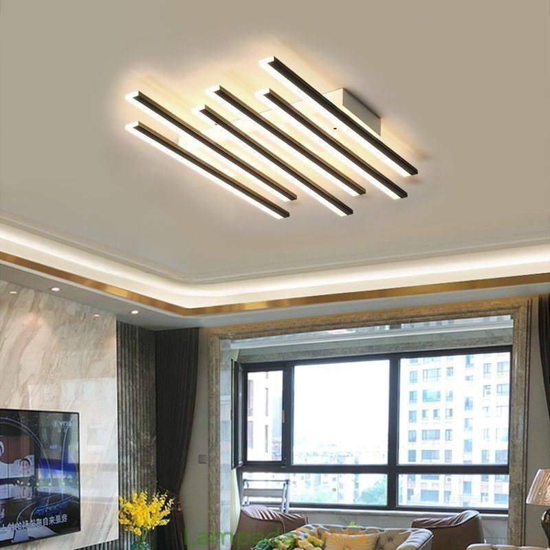 Luminária de teto estilo piano nórdico, luminária de teto para sala de jantar