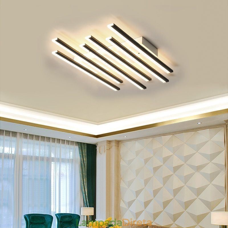 Luminária de teto estilo piano nórdico, luminária de teto para sala de jantar