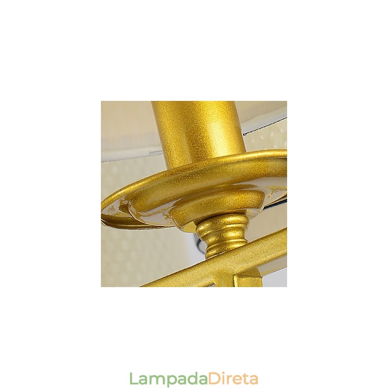 Lustre de Metal Contemporâneo Moderno