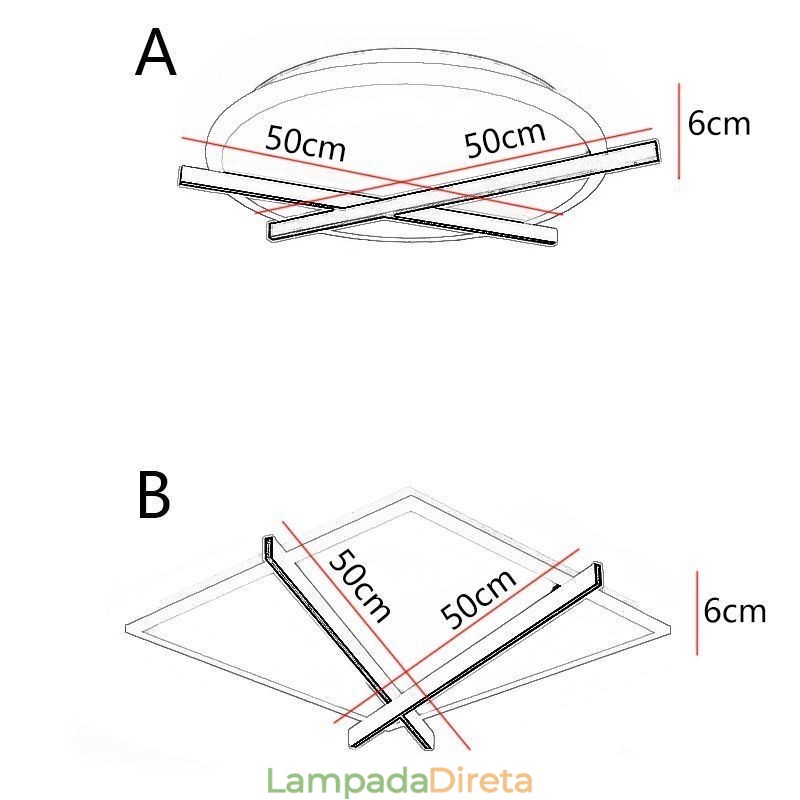 Luminária de teto nórdica com design de relógio de arte e luminária de teto