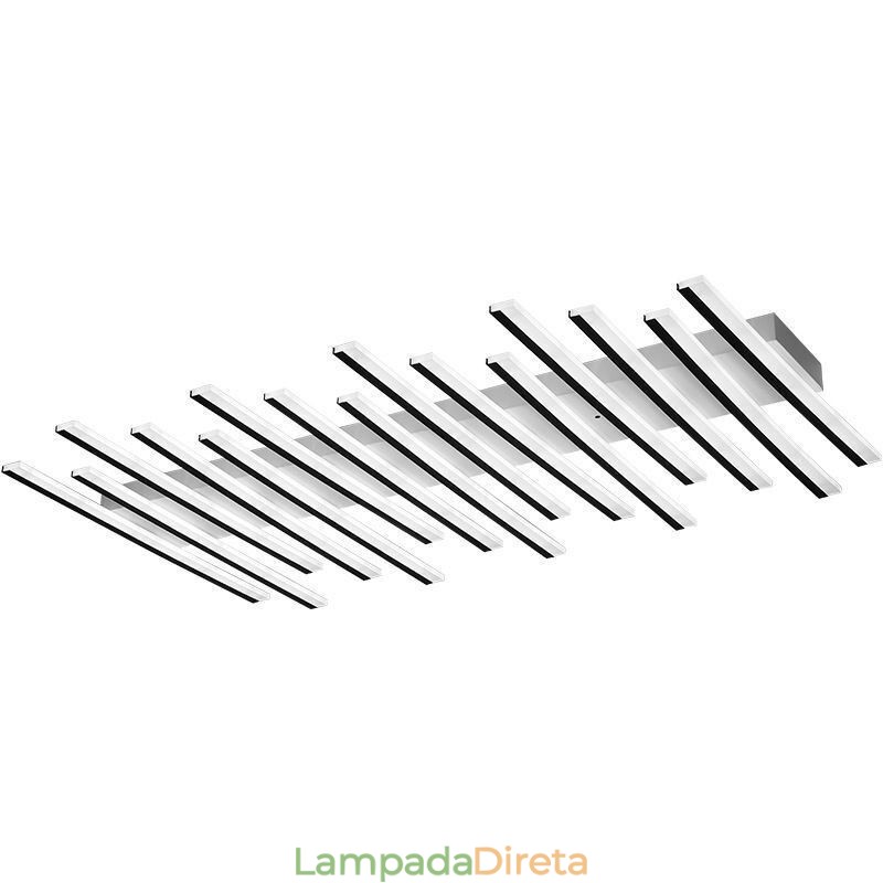 Luminária de teto criativa com teclas de piano