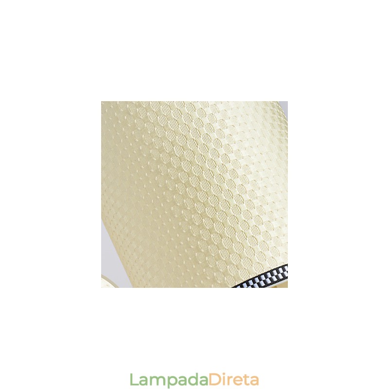 Lustre de Metal Contemporâneo Moderno