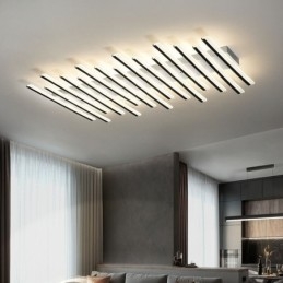 Luminária de teto criativa com teclas de piano