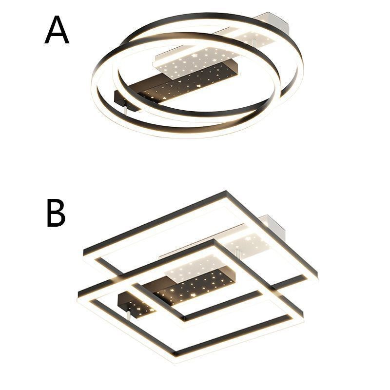 Luminárias de teto modernas Luminárias de teto em forma de estrela