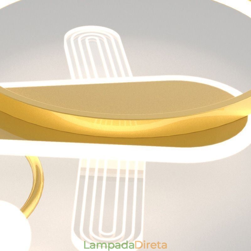 Luminária de teto Cartoon Plane Luz de teto