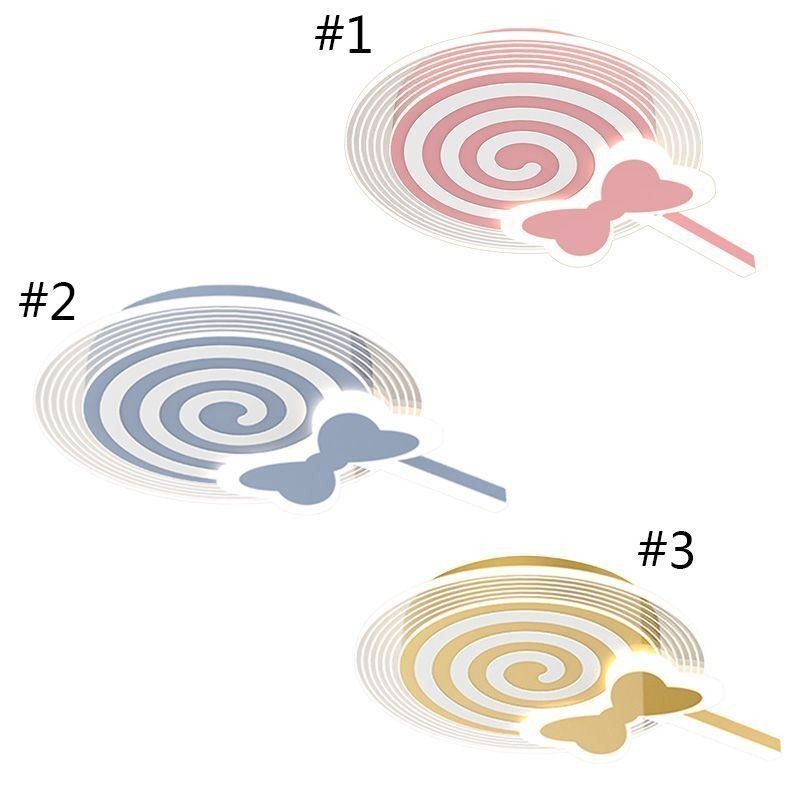 Luminária de teto moderna Lollipop Luz de teto infantil