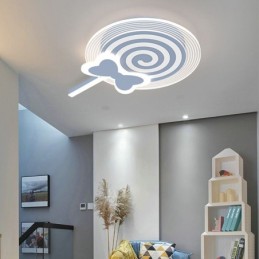 Luminária de teto moderna Lollipop Luz de teto infantil