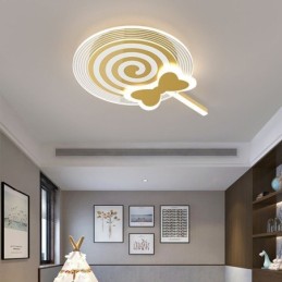 Luminária de teto moderna Lollipop Luz de teto infantil