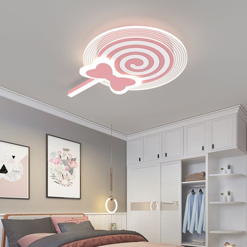 Luminária de teto moderna Lollipop Luz de teto infantil
