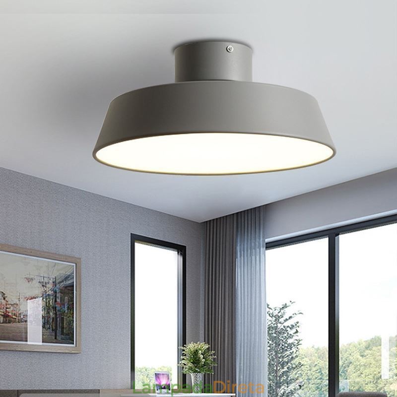 Luminária de teto moderna para varanda Nordic Macaron Ceiling Light