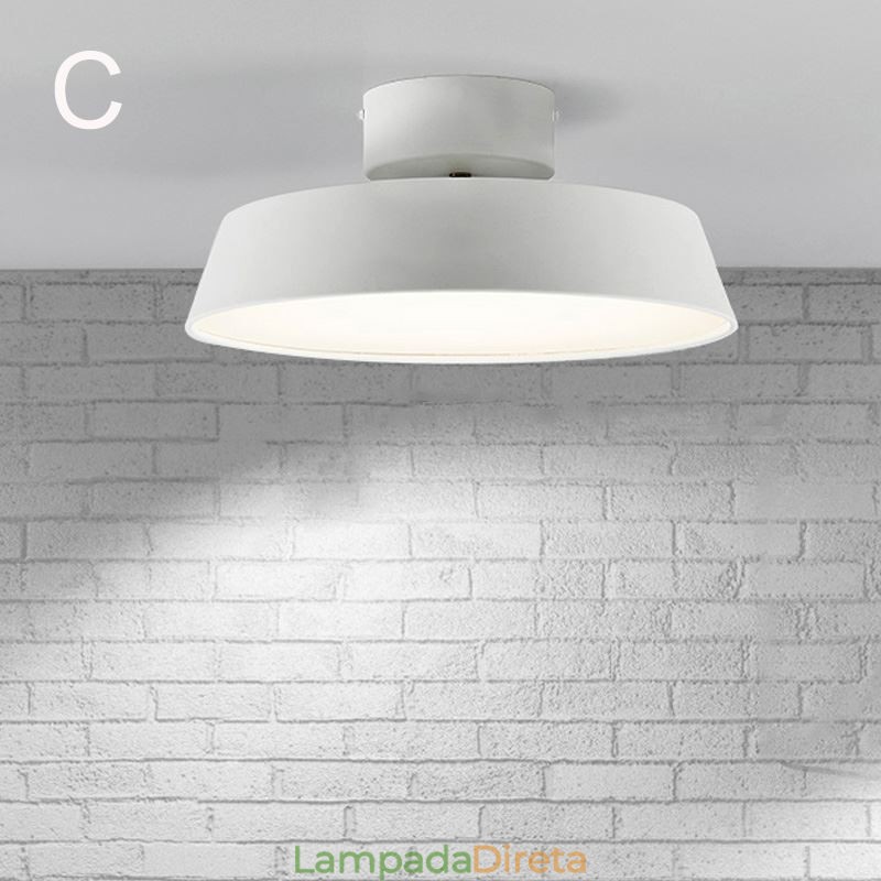 Luminária de teto moderna para varanda Nordic Macaron Ceiling Light