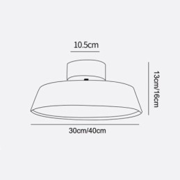 Luminária de teto moderna para varanda Nordic Macaron Ceiling Light